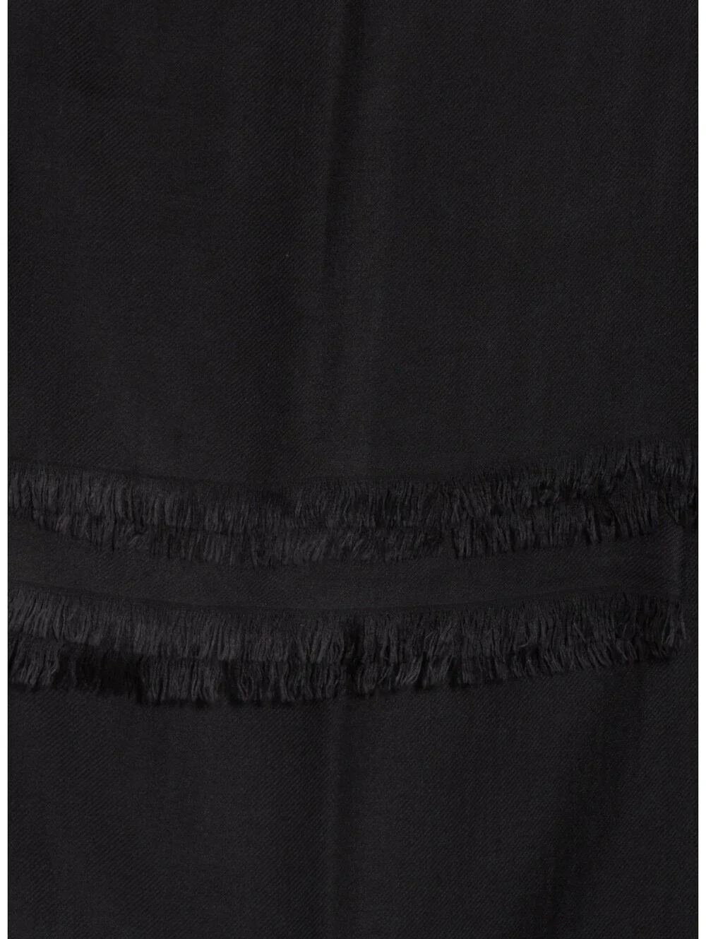 Nordstrom Modal Cashmere Twill Wrap Scarf Black Oversized Quiet Luxury NWT CC